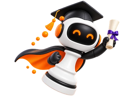 Cheeku in his graduation cap, holding a diploma